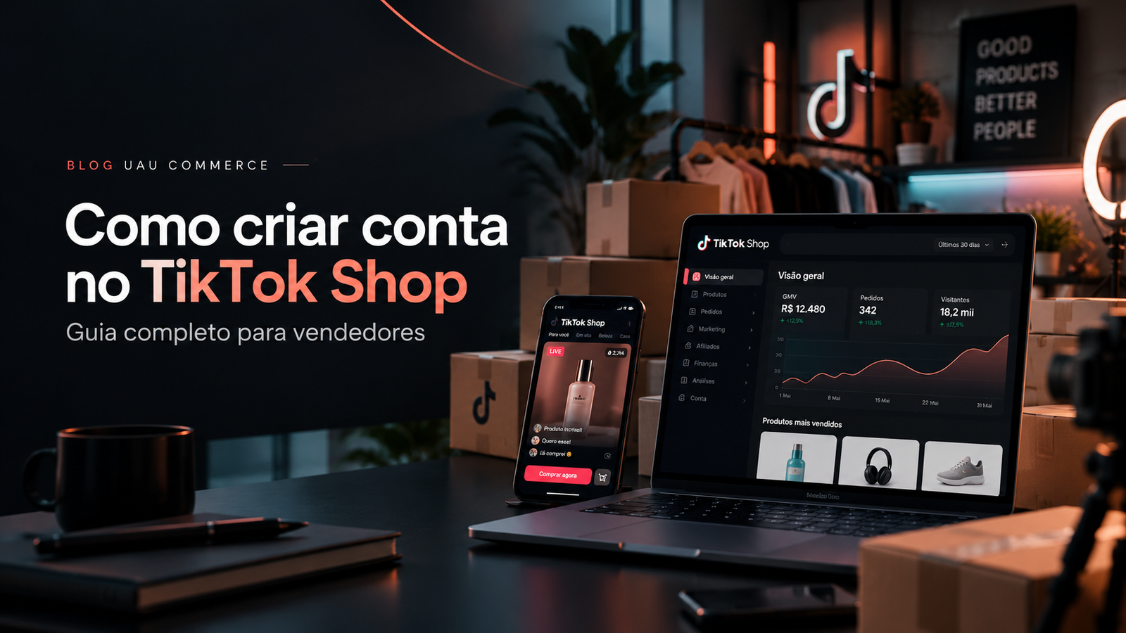 Como criar conta no TikTok Shop passo a passo